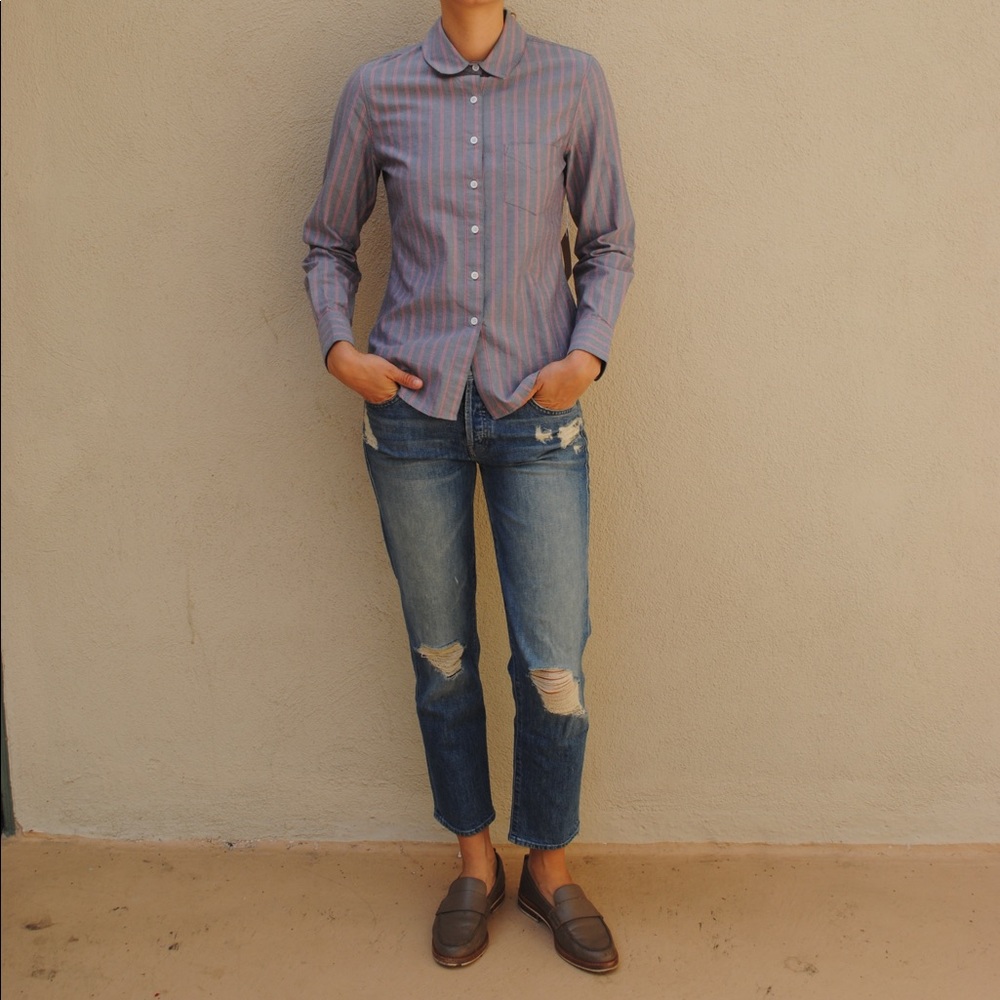 Stripe cotton shirt